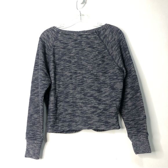 J. Crew NWT Twist Front long sleeve Sweatshirt XXS/XS. H5 - Picture 3 of 7